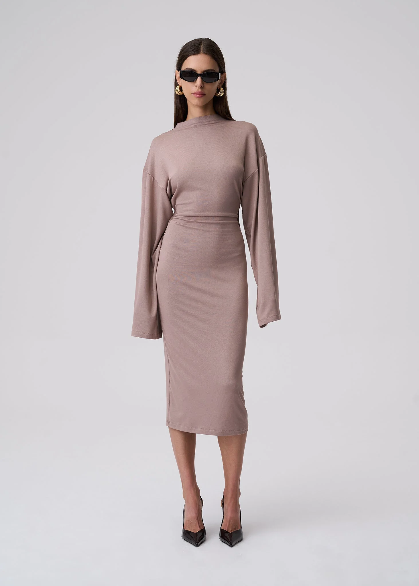 SUKIENKA AURI BACKLESS MOKKA - Image 3