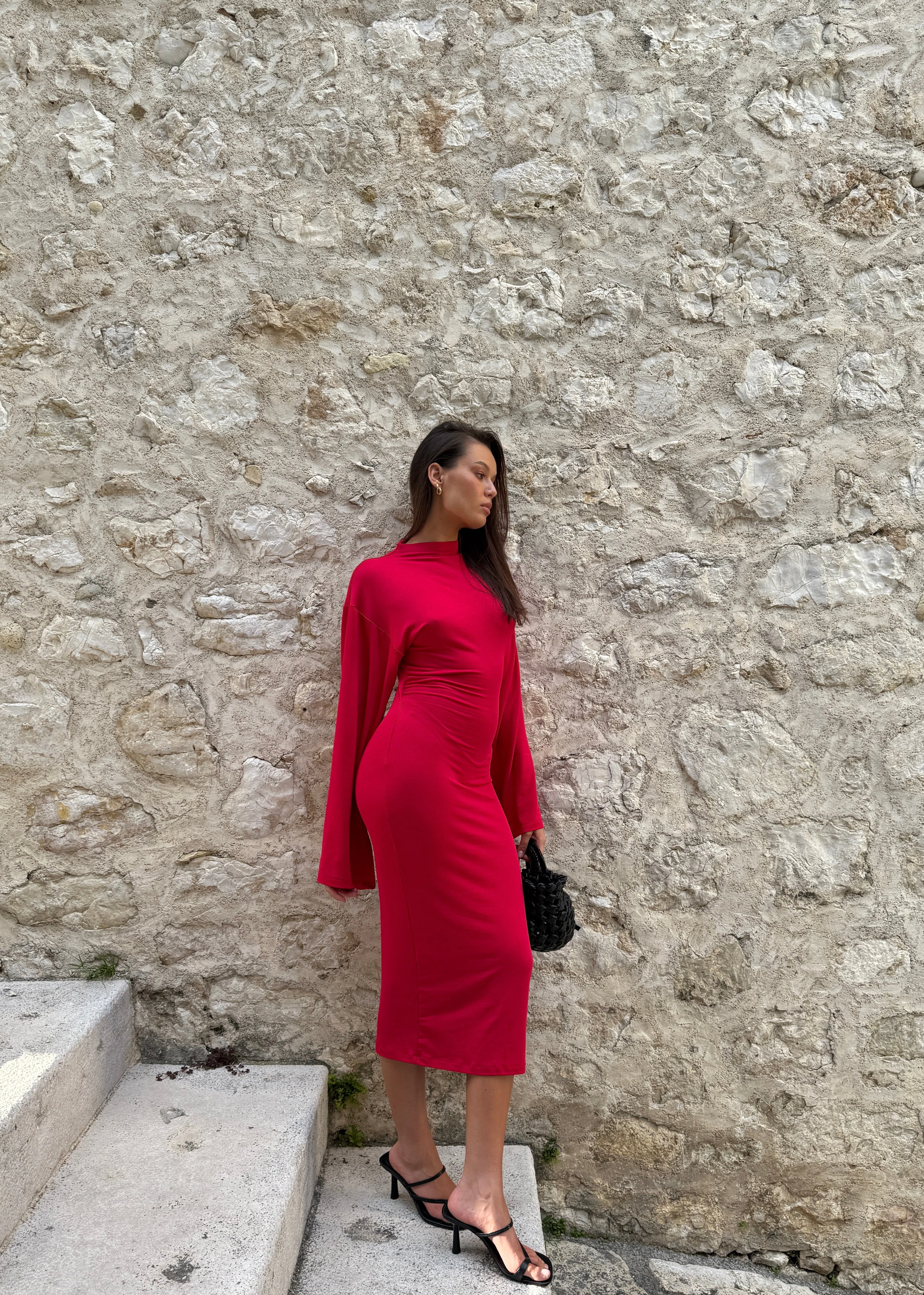 SUKIENKA AURI BACKLESS RED - Image 6