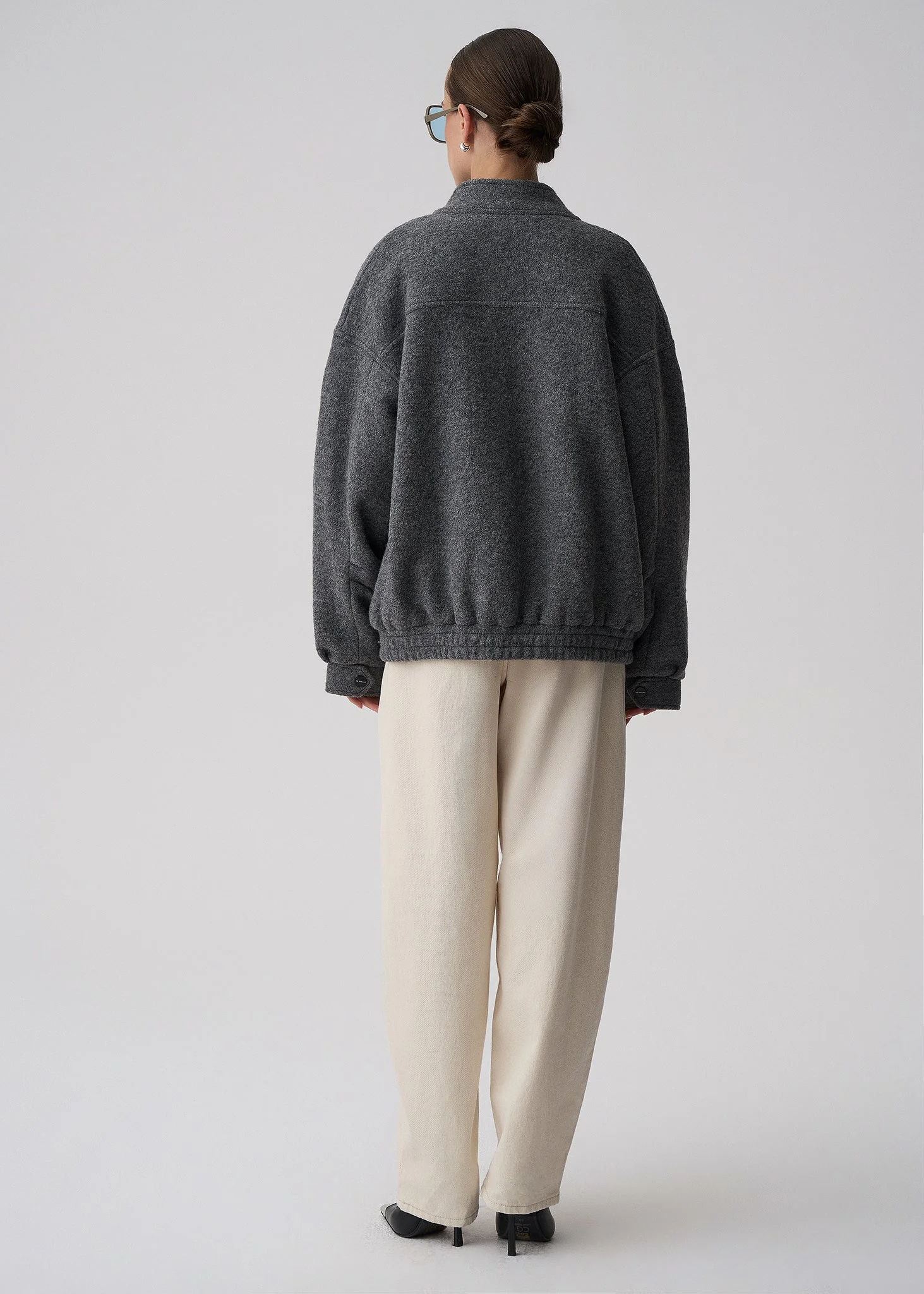 KURTKA DARCY WOOL GREY - Image 3