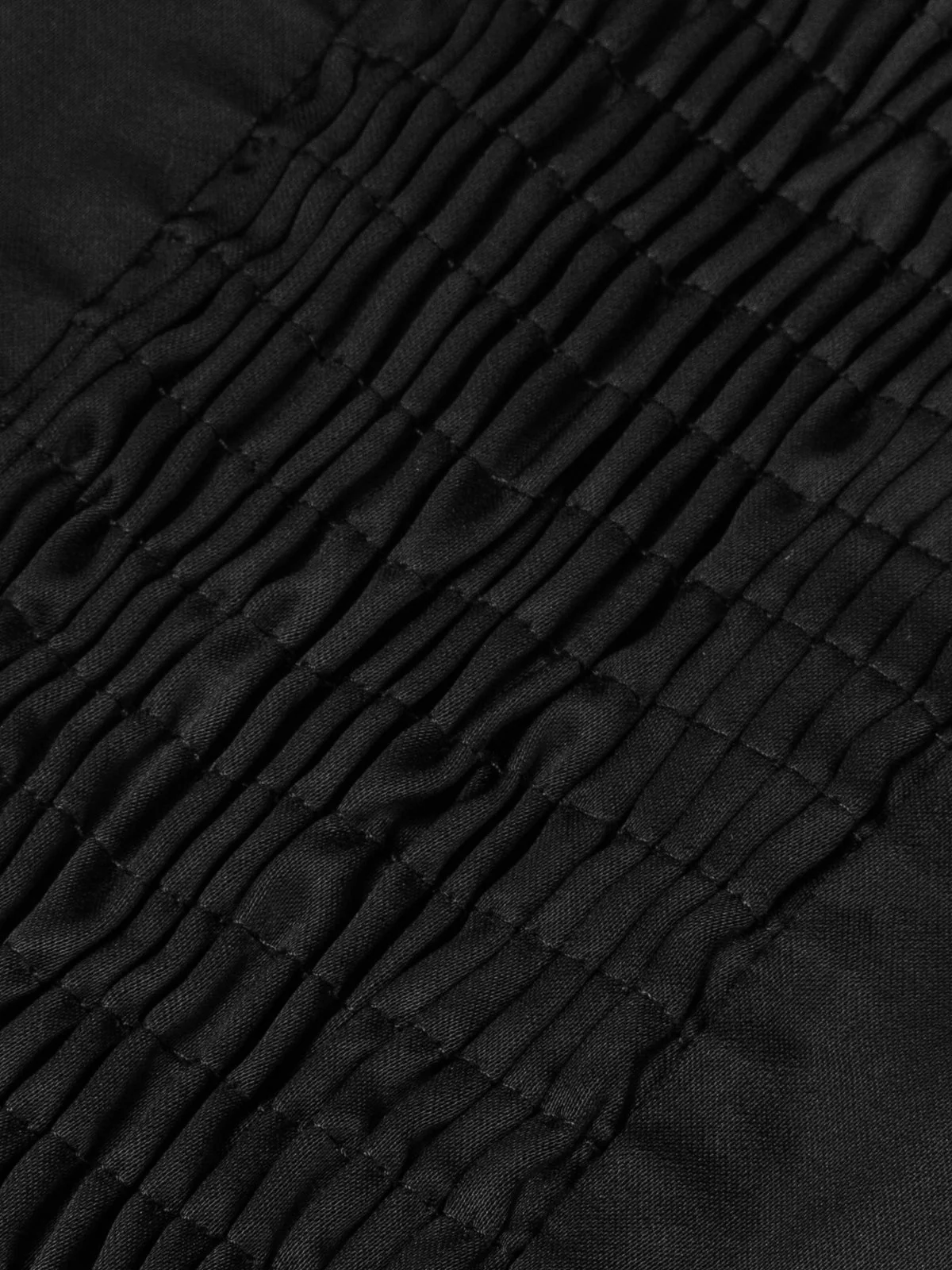 SUKIENKA JULITA ROMANTIC BLACK SATIN - Image 5