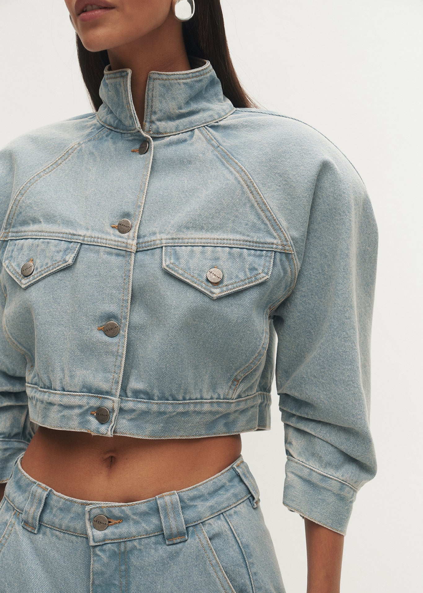 KURTKA DRIES LIGHT BLUE - Image 6