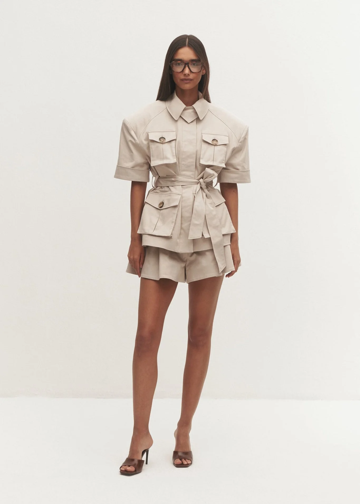 KURTKA SAFARI VALIS BEIGE - Image 3