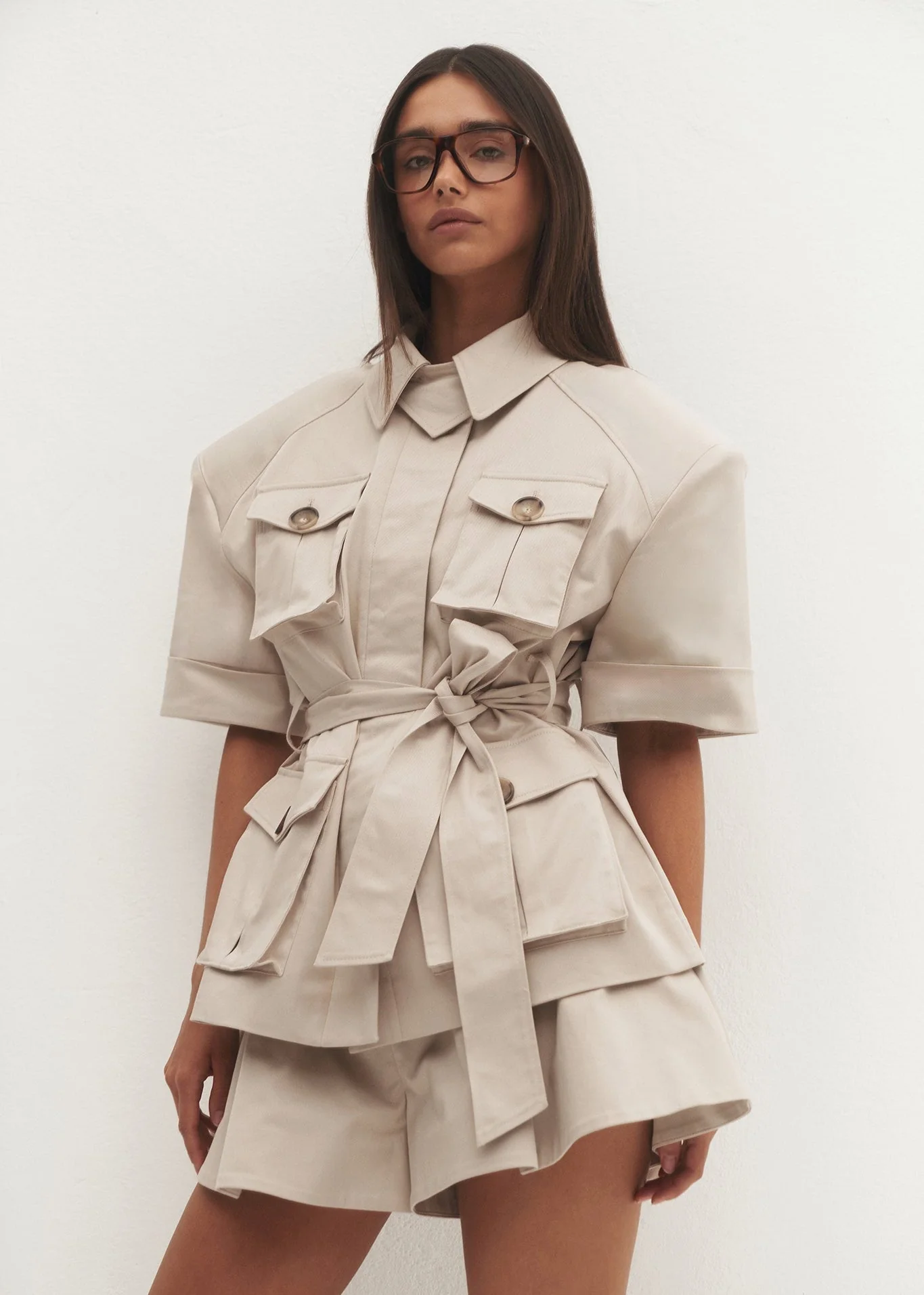 KURTKA SAFARI VALIS BEIGE - Image 5