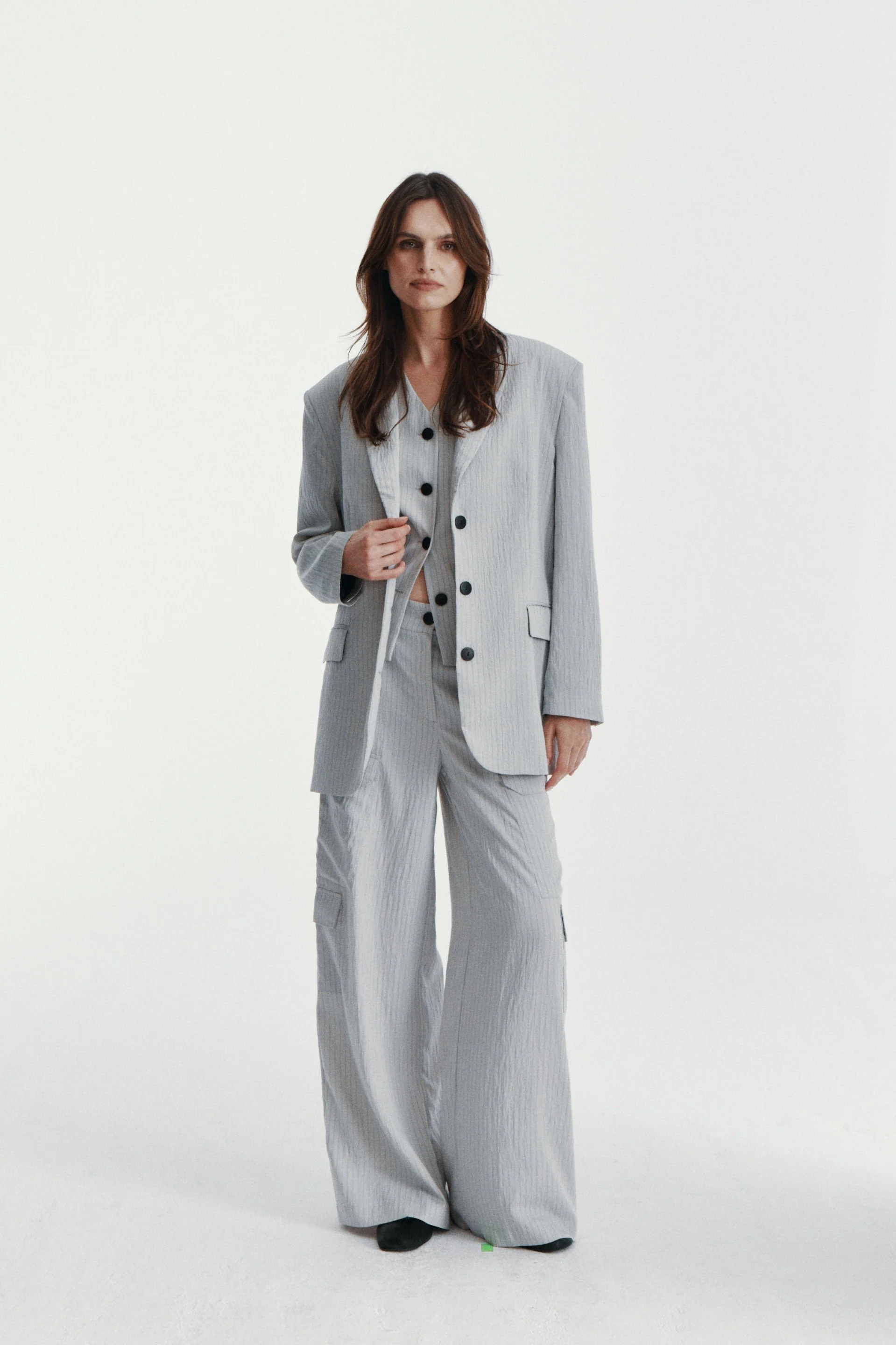 PACO PANTS GREY STRIPES - Image 6