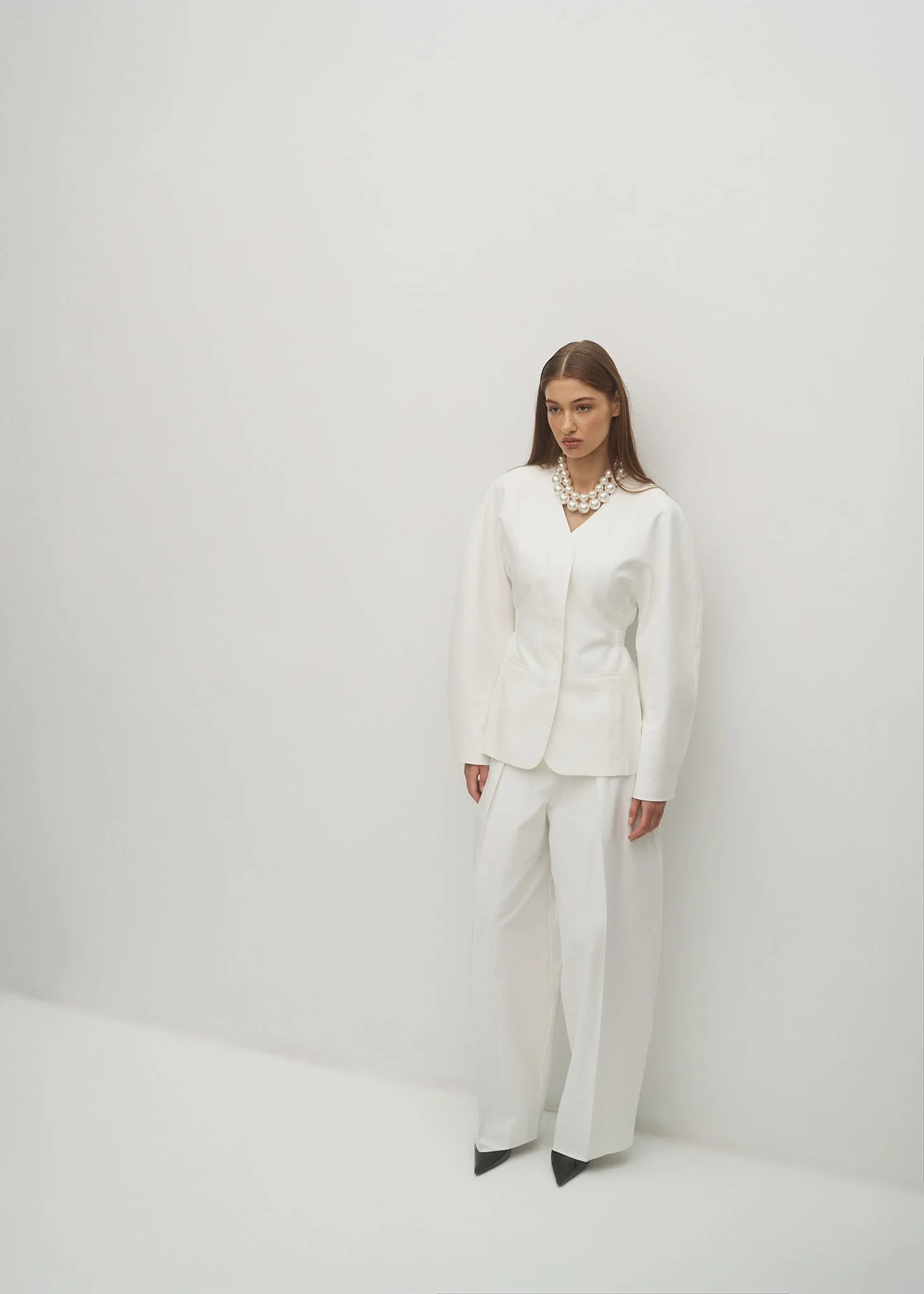 SPODNIE AMADEUS OFF WHITE - Image 4