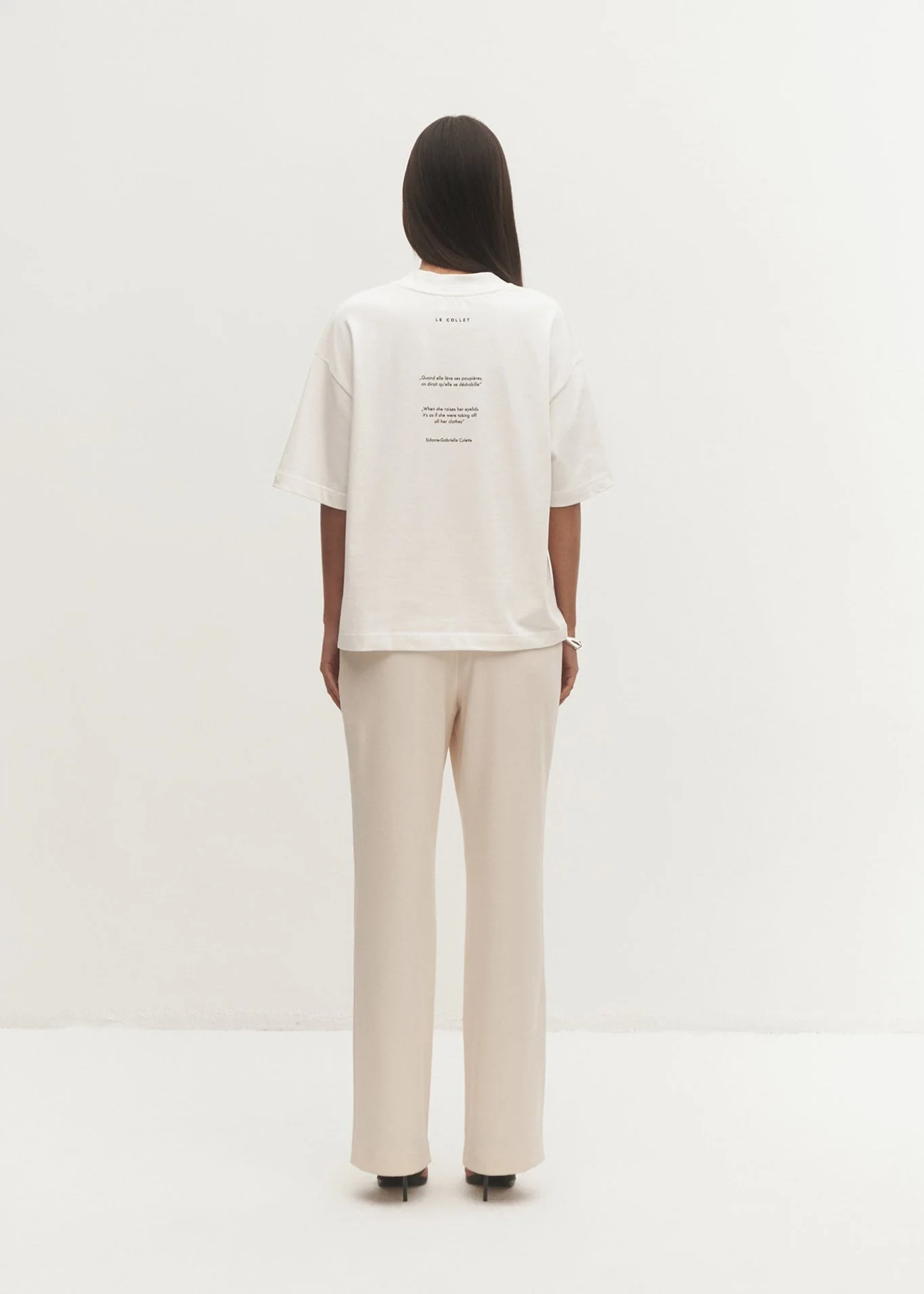 SPODNIE ZULIA TWILL ECRU - Image 5