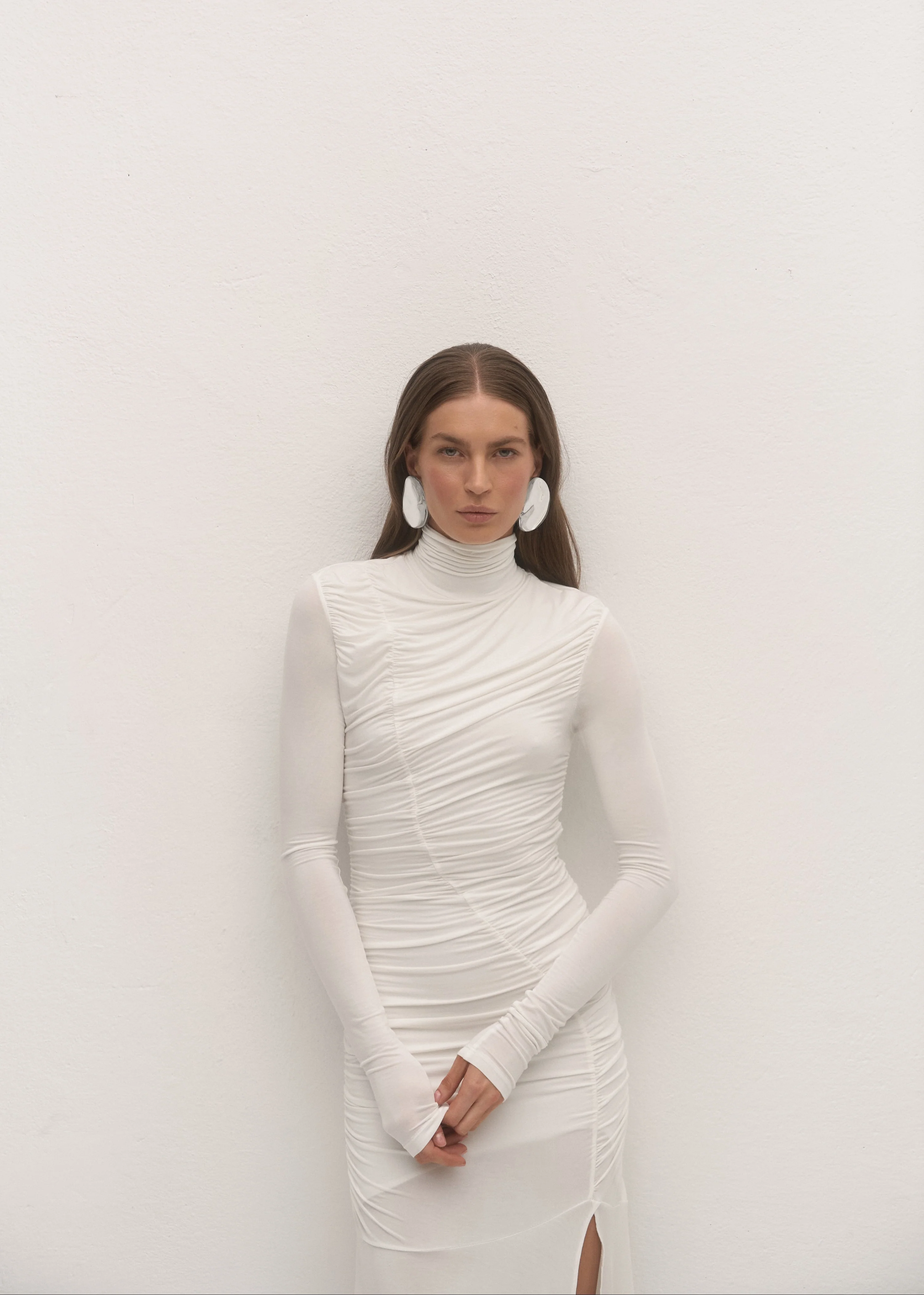 SUKIENKA JEANNE ECRU - Image 3