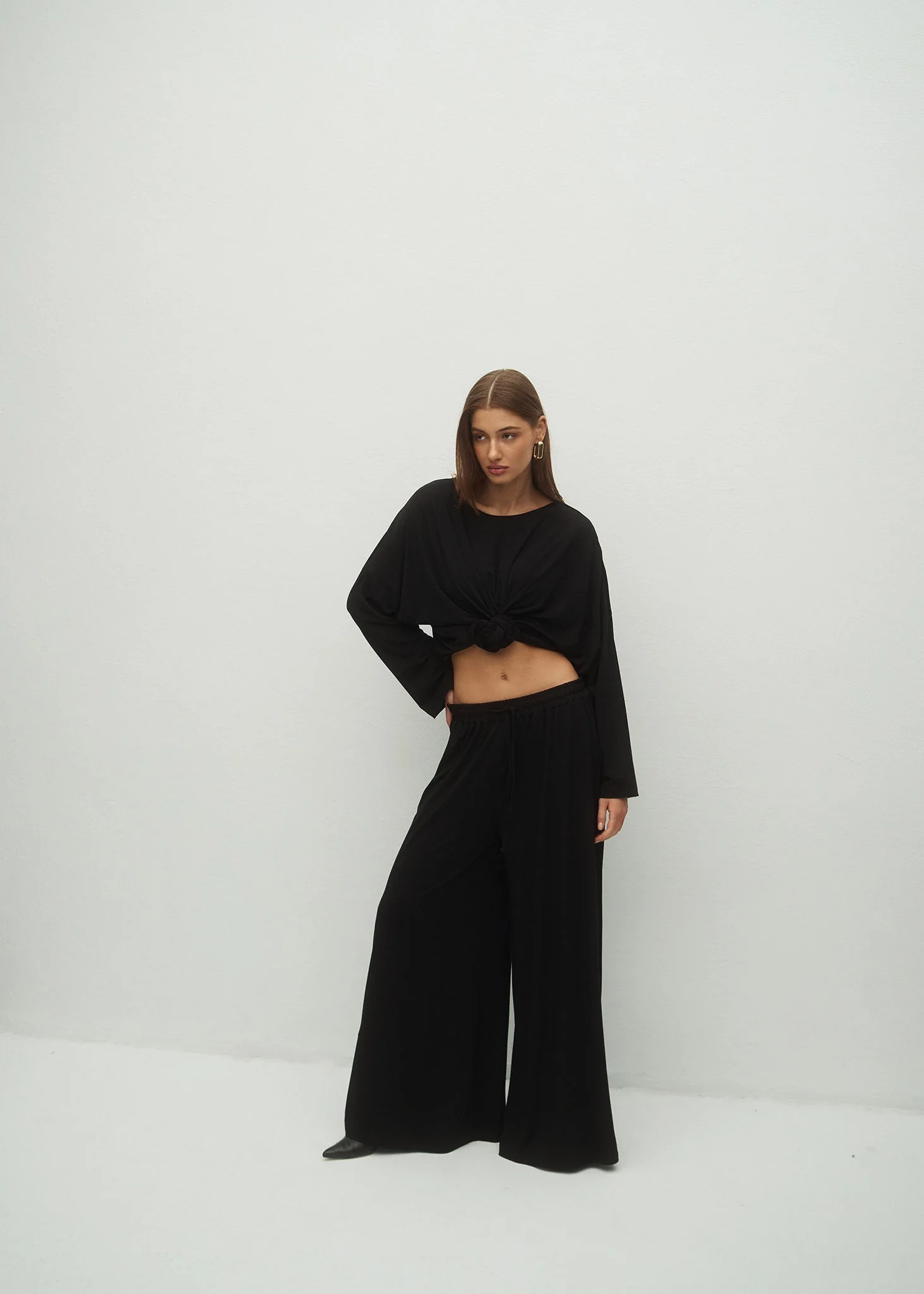 SPODNIE TONIA BAMBOO BLACK - Image 3