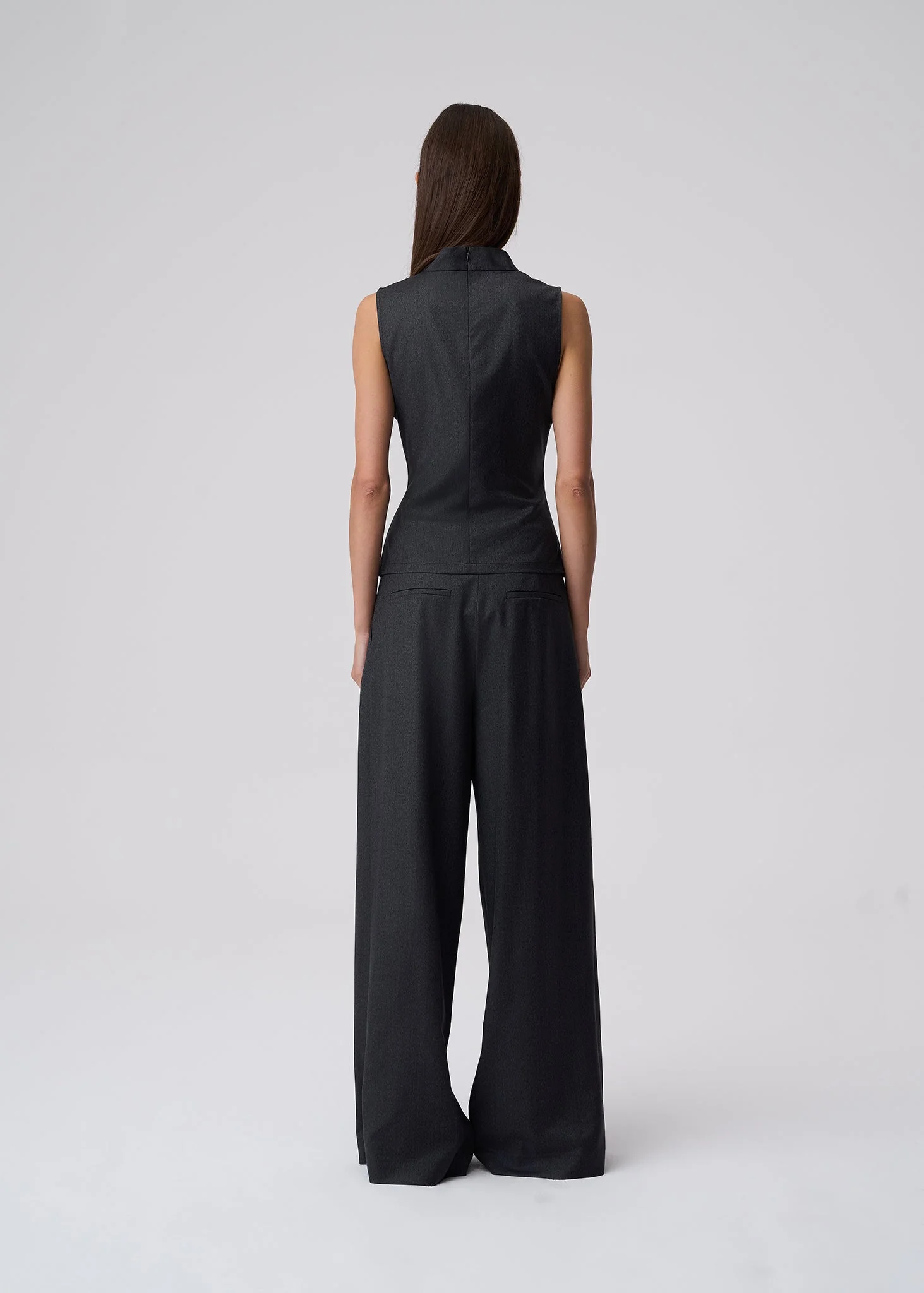 TOP TIFFANY WOOL GREY - Image 3