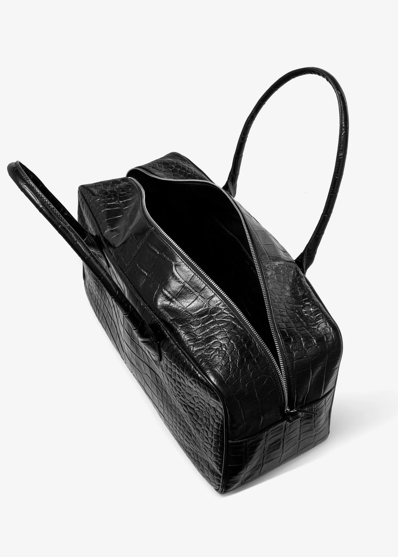 TORBA VERONA CROCO BLACK - Image 10