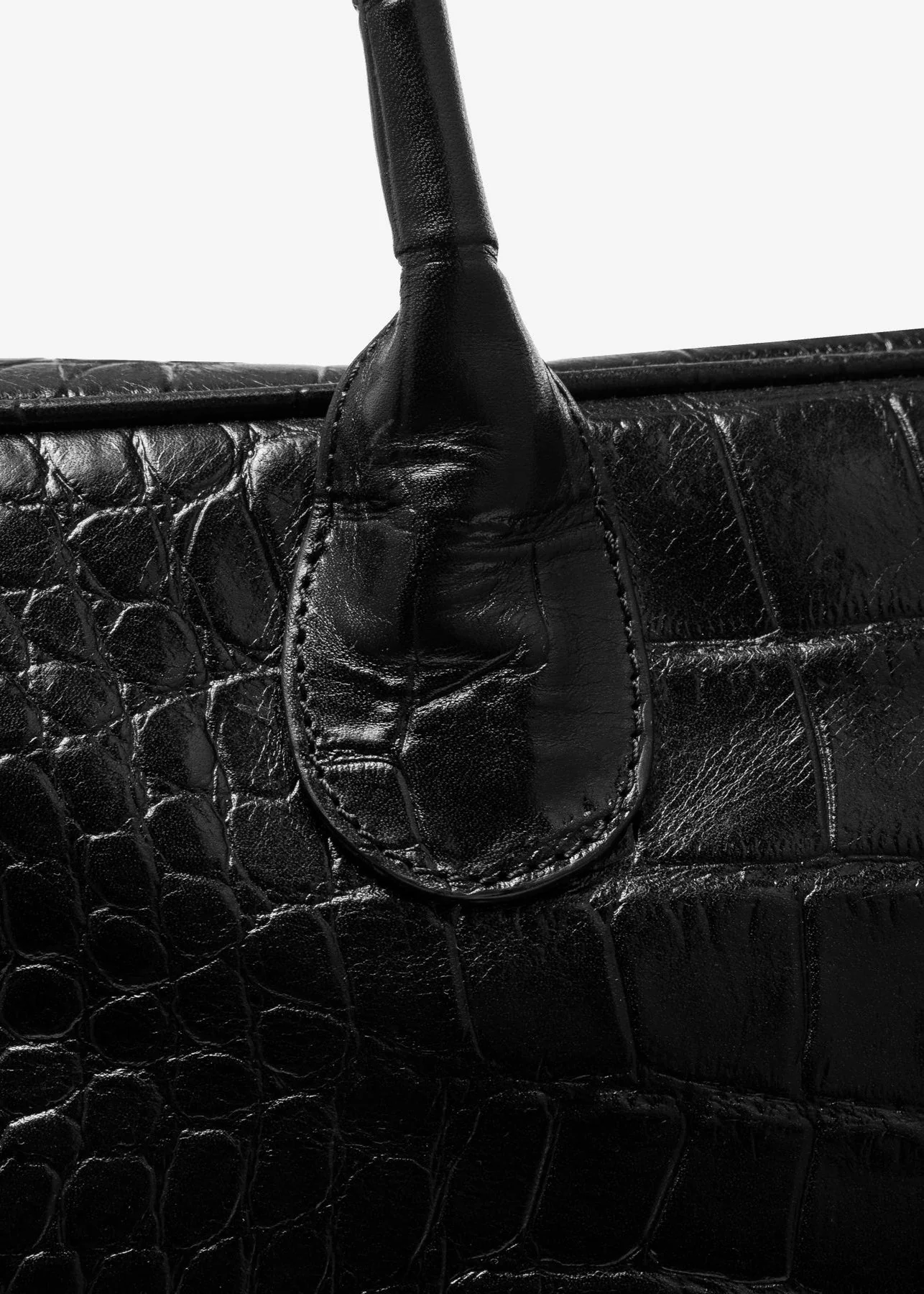 TORBA VERONA CROCO BLACK - Image 11