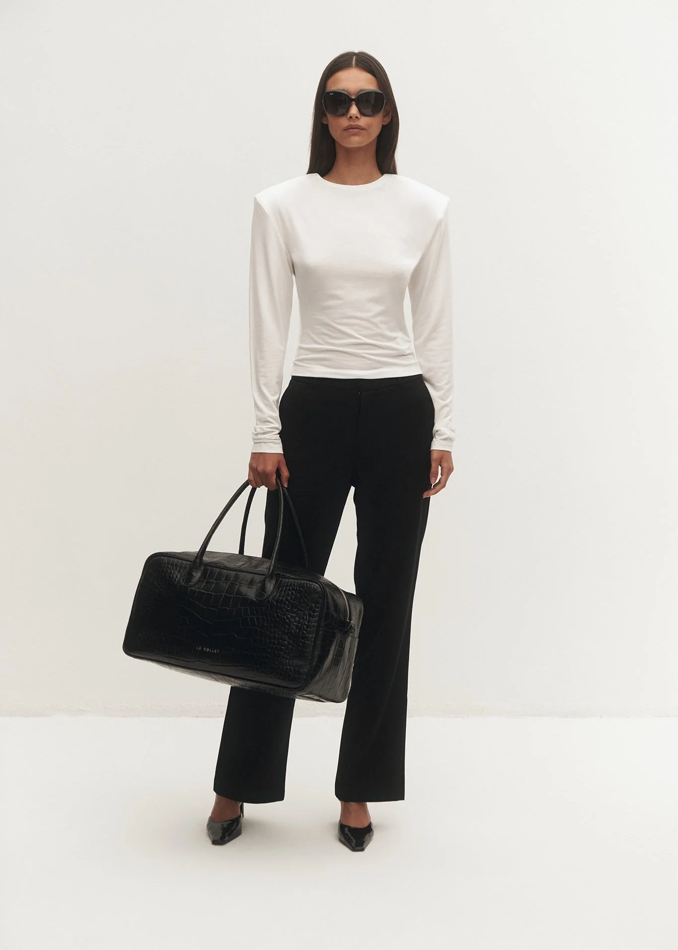 TORBA VERONA CROCO BLACK - Image 4