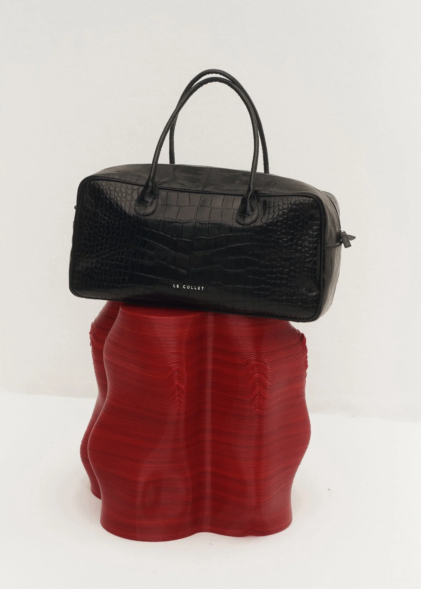 TORBA VERONA CROCO BLACK - Image 5
